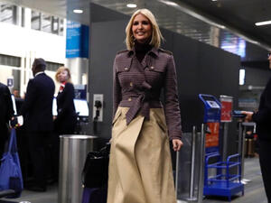 Appearing overwhelmed by the beauty of the mosque, Ivanka looked deep in thought at various points on her tour (source: @ivankatrump Instagram)
