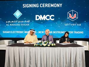 مركز دبي للسلع المتعددة يوقع اتفاقية استراتيجية مع الخليج للسكر ويونيفرسا لتعزيز تجارة السكر في دبي