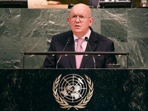 Vassily Nebenzia, the Russian ambassador to the UN (Twitter)