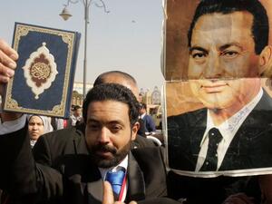 Mubarak’s funeral (Twitter)