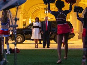 Donald and Melania Trump (Twitter)