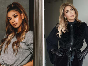 Nawal was asked to give an advice to her daughter (source: @tiaadib & @nawalelzoghbi Instagram)