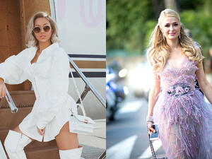 The Saudi model looked very much alike to Hilton (source: @model_roz Instagram)