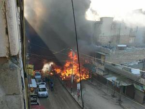  انفجار سيارة مفخخة بمدينة عفرين بمحافظة حلب في شمال غربي سوريا