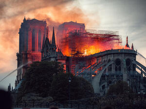Notre Dame Fire Paris (Shutterstock)	