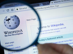 Wikipedia is a free Internet encyclopedia. (shutterstock)