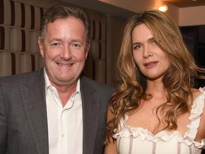 بيرس مورغان وزوجته سيليا وولدن