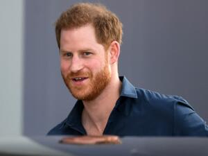 Britain's Prince Harry, Duke of Sussex arrives to officially open the Silverstone Experience at Silverstone motor racing circuit, in central England on March 6, 2020. The Silverstone Experience is the new home to the archive of the British Racing Drivers’ Club. The museum brings the extensive heritage of Silverstone and British motor racing to life through a dynamic, interactive and educational visitor experience. DANIEL LEAL-OLIVAS / AFP