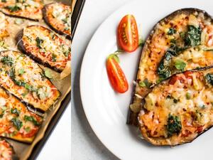 بيتزا الباذنجان المنخفضة بالكربوهيدرات