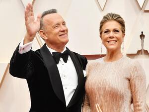 توم هانكس وزوجته