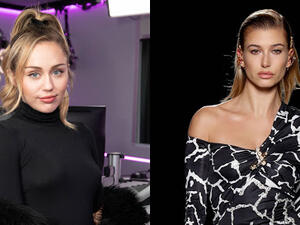 مايلي سايرس وهايلي بالدوين