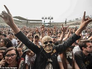 Extreme health measures were taken by health officials in Mexico over the weekend to avoid the spread of the coronavirus at a music festival in Mexico City. AFP/File