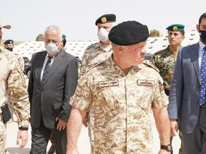 العاهل الأردني في إربد