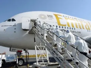 Enhanced cleaning and disinfection on all aircraft from Dubai regardless of route