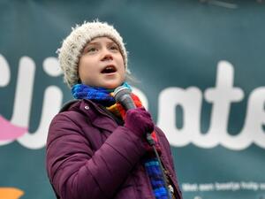 Swedish climate change activist Greta Thunberg says it is "extremely likely" she has the coronavirus. (AFP)