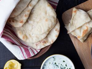 الخبز العربي المنزلي