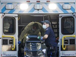 NY  battling coronavirus  (Twitter)