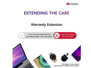 هواوي تكشف عن تمديد فترة الضمان المنتهي لمنتجاتها حرصاً على سلام