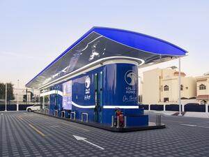 ADNOC On the go stations comprise varying designs to reflect the customer needs in the individual neighborhood in terms of size, number of pumps, and type of ADNOC Oasis store.