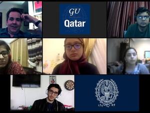 مؤسسة قطر: طلاب جورجتاون يعيدون بناء تجمعات مؤسسة قطر على منصات الإنترنت الافتراضية