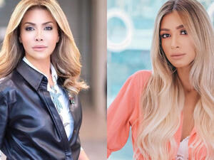 Tia wore a black croptop and hot shorts