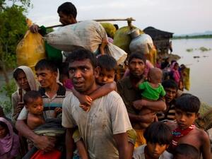 Rohingya refugees (Twitter)