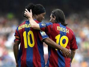 ميسي وروناليدنيو