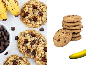 كوكيز بسكويت الموز