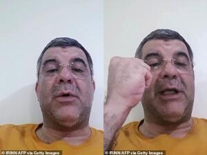 The Iranian deputy health minister who was diagnosed with coronavirus yesterday has vowed in a video (pictured) that the regime will be 'victorious in our combat against this virus'. (AFP)