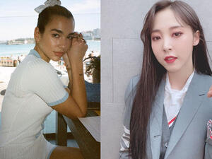 Lipa and Hwasa, both 24, announced the collaboration Monday 