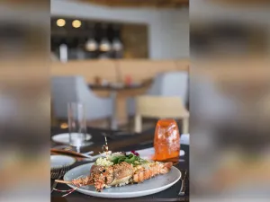 Guests can enjoy a variety of starters and mains with local lobster caught straight from the shores of the resort. 