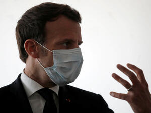 الرئيس الفرنسي "إيمانويل ماكرون"