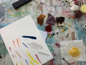 Drawing, painting and colouring is proven to have a positive effect on mental well-being. 