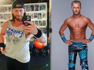 The two professional wrestlers - real names James Curtin and Brian Myers