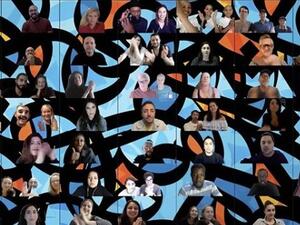 Collage on Zoom (Instagram)