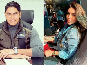 Yasmine Sabri and Fiance Ahmed Abo Hashima