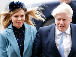 بوريس جونسون وخطيبته