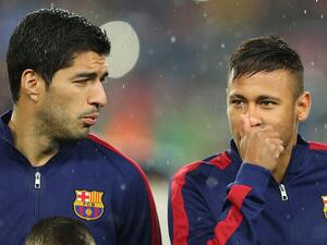 صورة أرشيفية لنيمار وسواريز