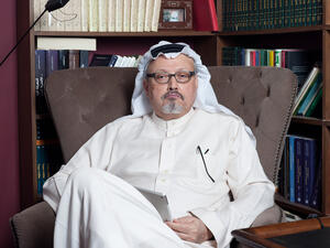  Portrait of - Washington Post's - Saudi journalist Jamal Khashoggi at his home. (Shutterstock/ File Photo)