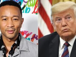 دونالد ترامب وجون ليجند