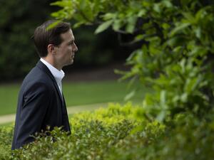 Jared Kushner, senior White House adviser, walks on the South Lawn after returning with US President Donald Trump to the White House on May 3, 2020 in Washington, DC after the President returned from Camp David. Donald Trump will wrap himself in the mantle of America's arguably greatest president with a television extravaganza later Sunday at the Lincoln Memorial meant to leave the coronavirus crisis behind and relaunch his election campaign. Andrew CABALLERO-REYNOLDS / AFP