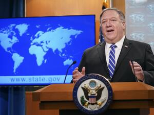 "We don't have certainty, and there is significant evidence that this came from the laboratory. Those statements can both be true," Pompeo told reporters.  KEVIN LAMARQUE / POOL / AFP