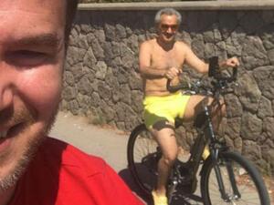 الوليد بن طلال برفقة طه كينتش