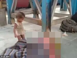 Arbina Khatoon, 35, collapsed and died at Muzaffarpur station in northern India on Wednesday after making a punishing 1,000-mile journey in an attempt to get home amid lockdown. (Twitter)