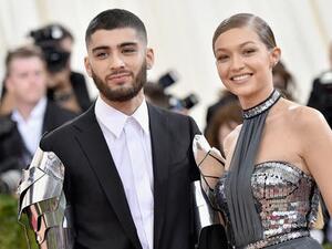 Zayn Malik and Gigi Hadid at Metropolitan Museum of Art in New York City. (File photo: AFP)