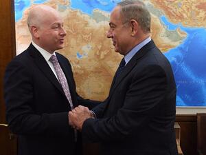 Jason Greenblat meets PM Netanyahu (Twitter)