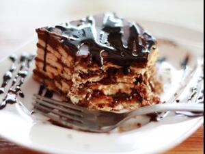 بسكويت النسكافيه والشوكولاته 