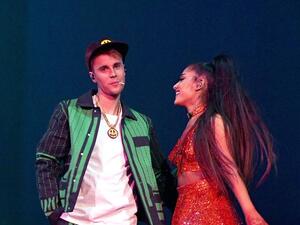 Ariana Grande and Justin Bieber (Twitter)