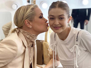 Part-Palestinian model Gigi Hadid posted a photo of her mother Yolanda Hadid.