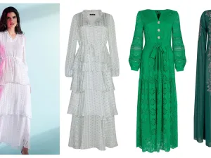 The womenswear festive edit is an elegant reinterpretation of traditional Arabic silhouettes.